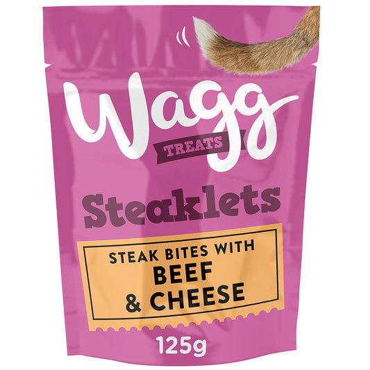 Wagg Dog Treats Steaklets 125g