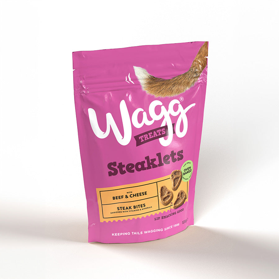Wagg Dog Treats Steaklets 125g