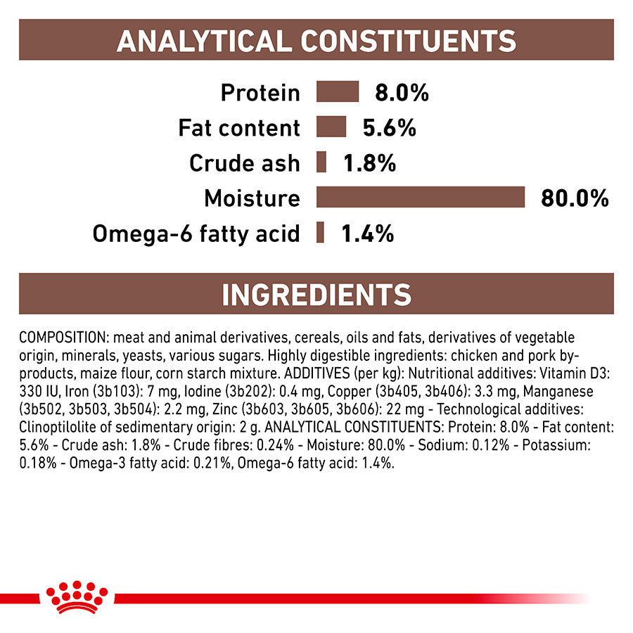 Royal Canin Veterinary Gastrointestinal Adult Wet Cat Food in Gravy 48x85g