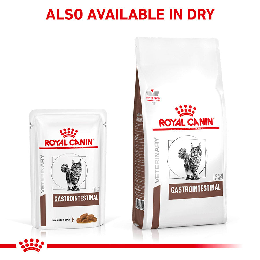 Royal Canin Veterinary Gastrointestinal Adult Wet Cat Food in Gravy 48x85g