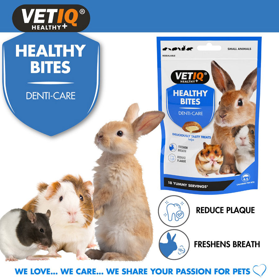 VetIQ Healthy Bites Dental Treats Small Animals 30g