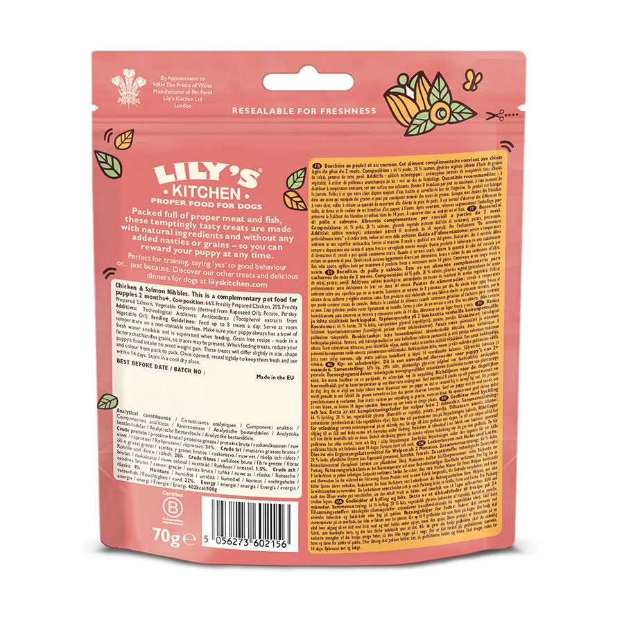 Lily's Kitchen Puppy Treats Chicken & Salmon 70g