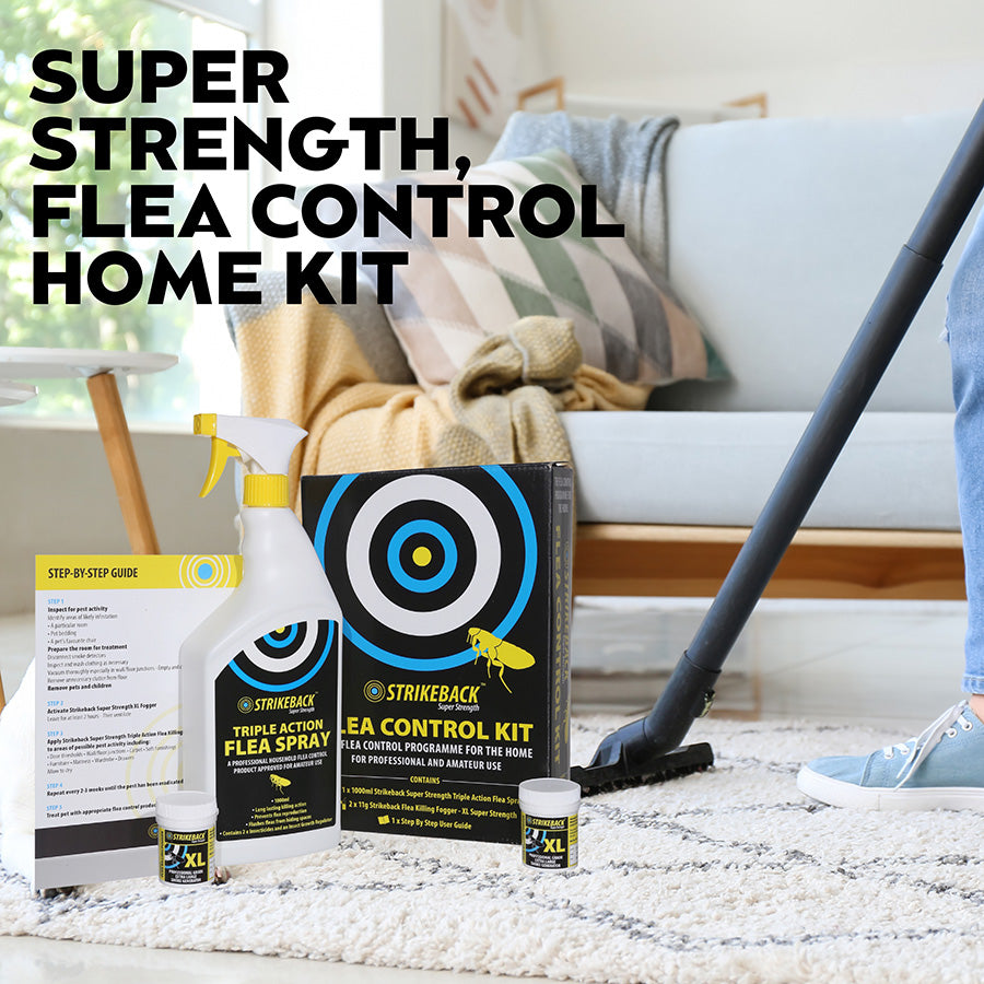 Strikeback Super Strength Household Flea Control Kit 1L