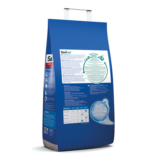 Sanicat 7 Days Aloe Vera Scent Non-Clumping Absorbent Cat Litter 4 Litre