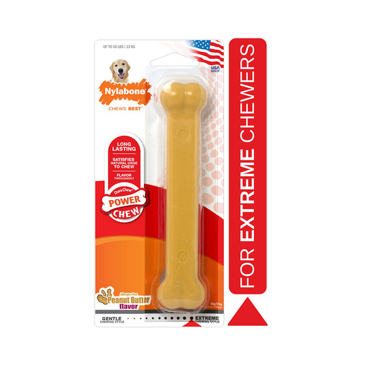 Nylabone Dura Dog Chew Toy Peanut Butter Large