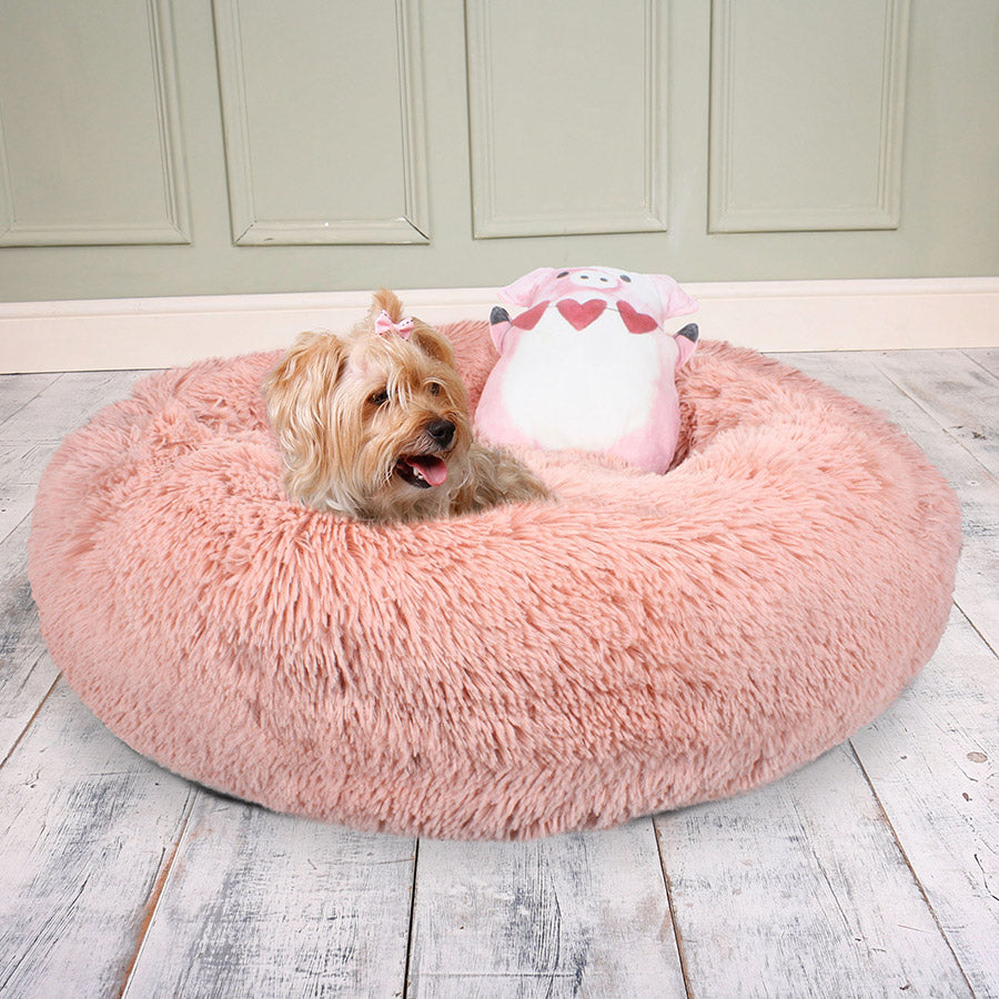 Dream Paws Anxiety Reducing Pet Bed Pink Small/Medium