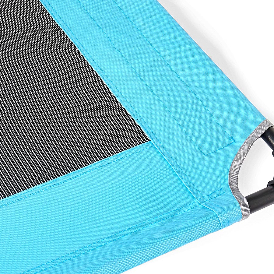 Sunny Daze Raised Air Dog Bed with UV Canopy Blue