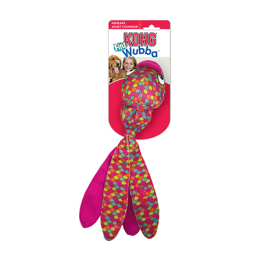 Kong Wubba Finz Dog Toy Small