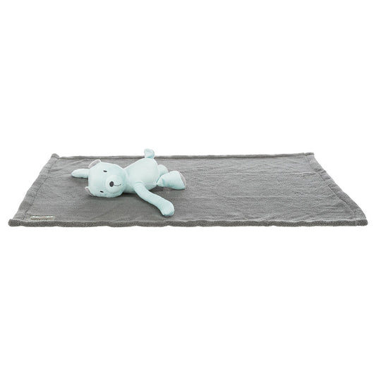 Trixie Junior Cuddly Set Puppy Blanket/Bear Grey 50cm