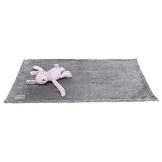 Trixie Junior Cuddly Set Puppy Blanket/Rabbit Grey 50cm