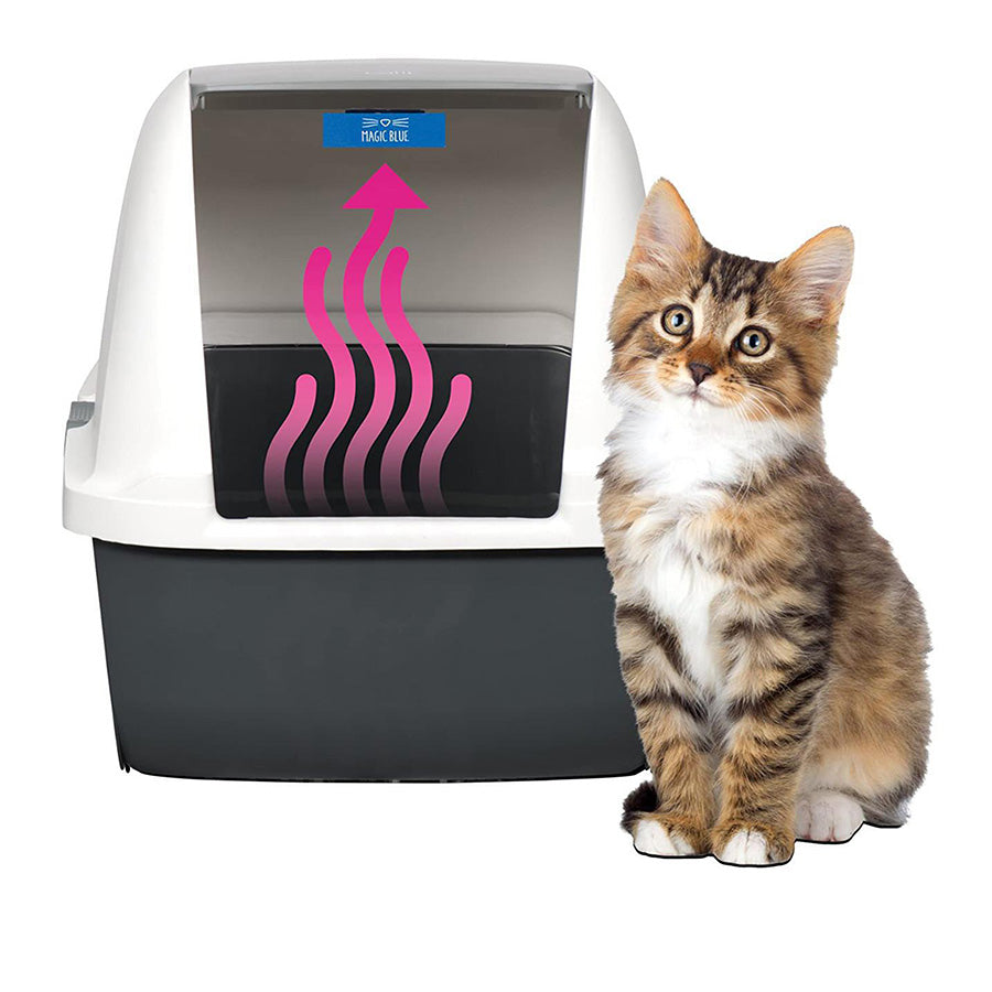 Catit Magic Blue Ammonia Buster Cat Litter Tray Filter 2 Pack