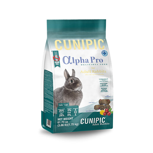 Cunipic Alpha Pro Grain Free Adult Rabbit Food 1.75kg