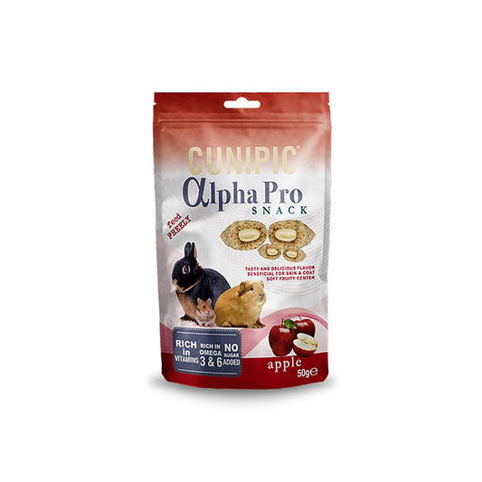 Cunipic Alpha Pro Small Animal Treats Apple 50g