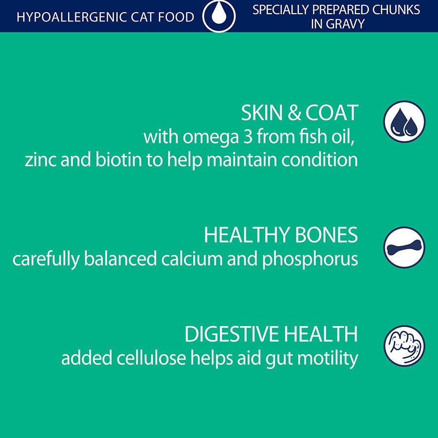 AVA Optimum Health Wet Adult Cat Food Chicken In Gravy 80x85g