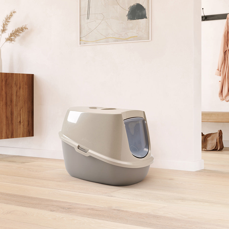 Savic Manon Hooded Cat Litter Tray Grey