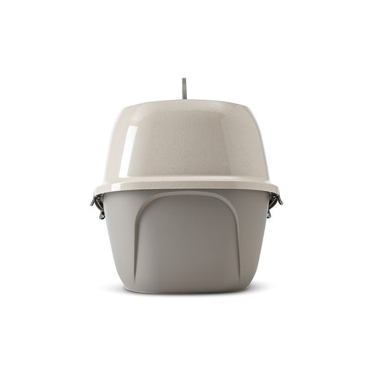 Savic Leo Hooded Cat Litter Tray Grey