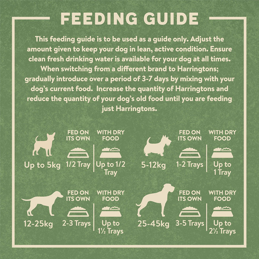 Harringtons Grain Free Wet Dog Food Meaty Selection 16x400g