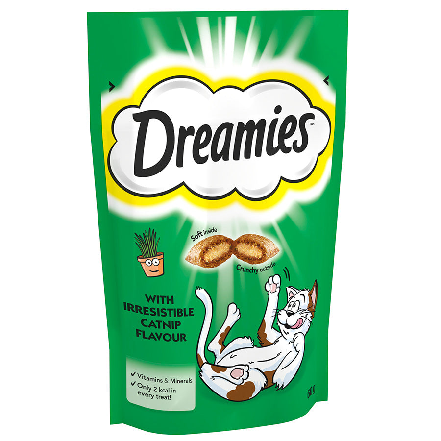Dreamies Cat Treat Biscuits with Catnip 60g