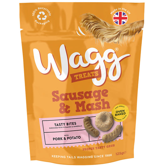 Wagg Dog Treats Sausage & Mash 125g
