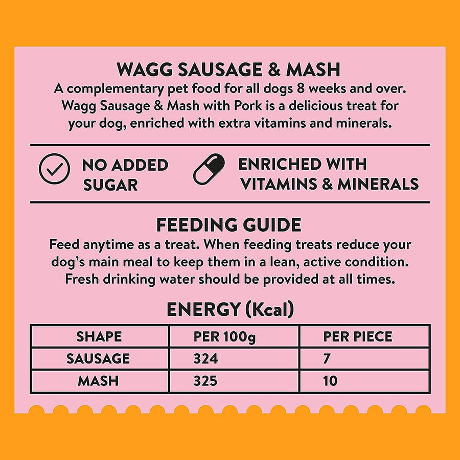 Wagg Dog Treats Sausage & Mash 125g