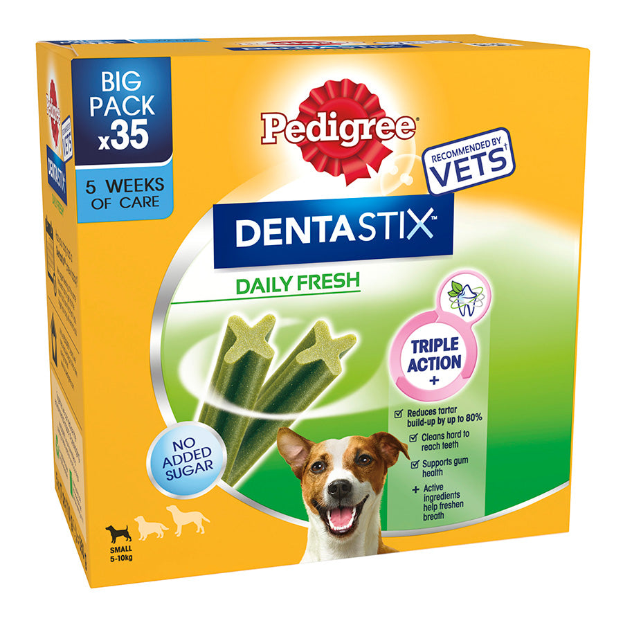 Pedigree Dentastix Fresh Treats Small Breed Adult Dog 35 Pack