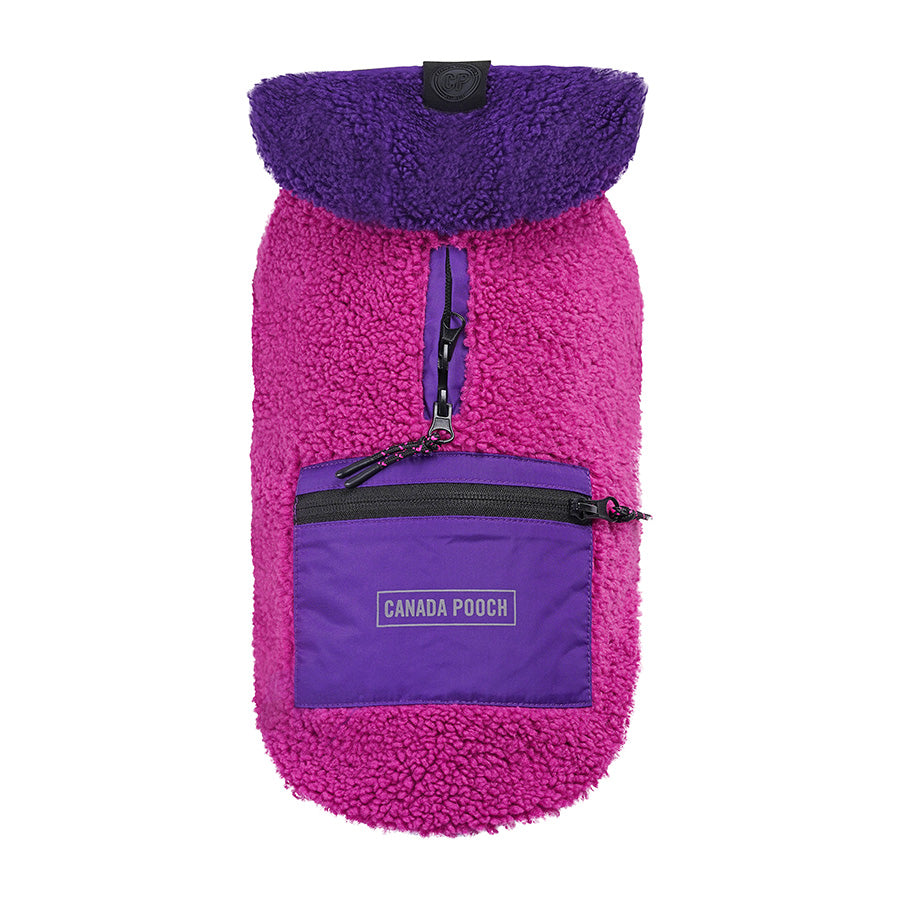 Canada Pooch Cool Factor Dog Hoodie Pink/Purple