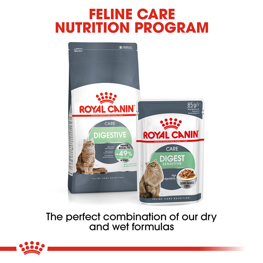 Royal Canin Feline Digest Sensitive Wet Adult Cat Food Gravy 48x85g