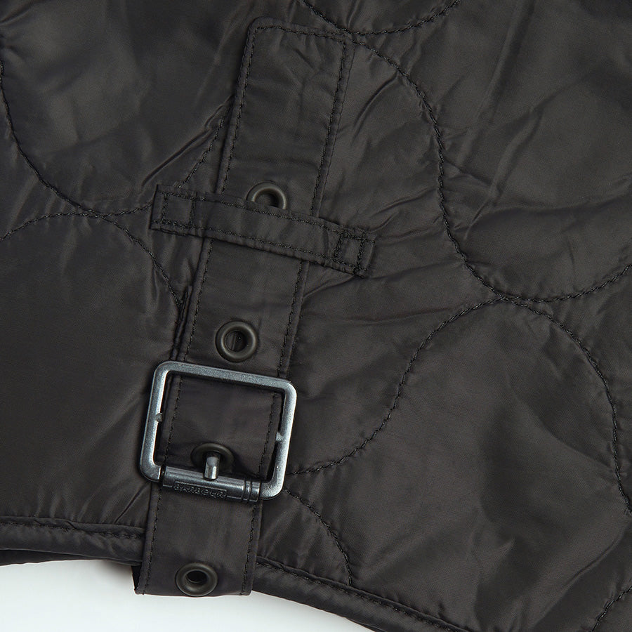 Barbour International Quilted Dog Coat Black X Small