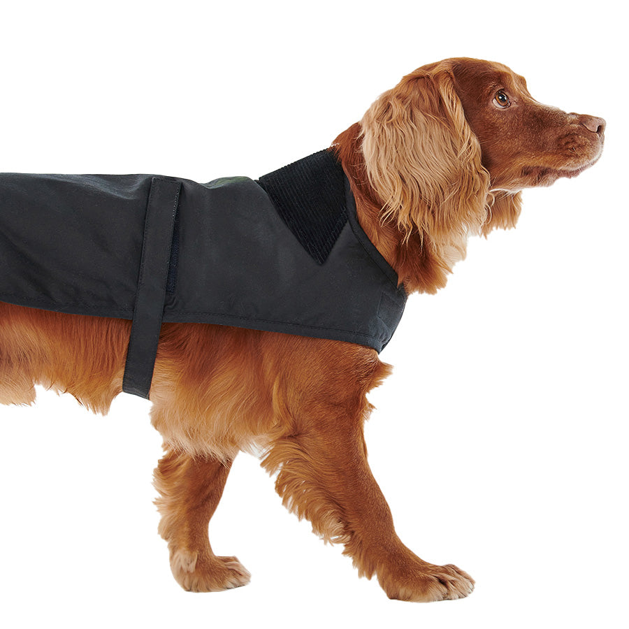 Barbour Dog Wax Coat Blue X Small
