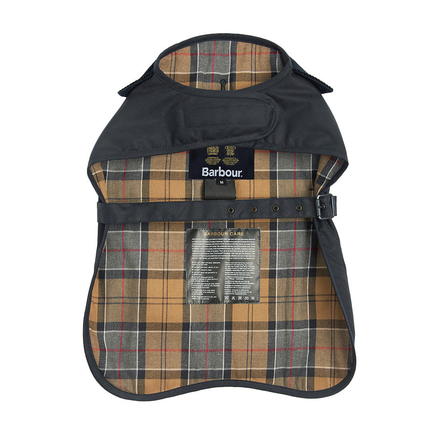 Barbour Dog Wax Coat Blue X Small