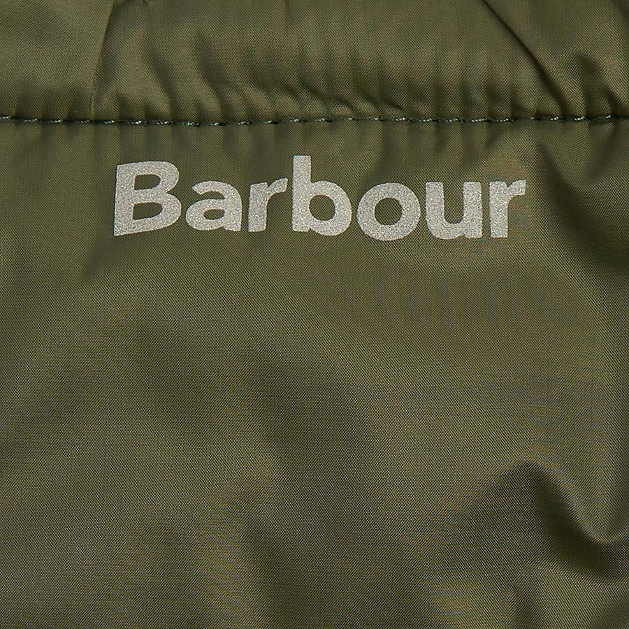 Barbour Baffle Quilted Dog Coat Green X Small