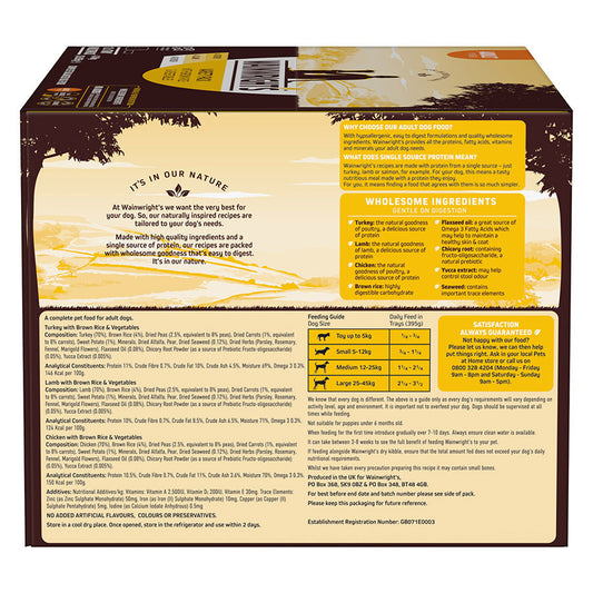 Wainwright's Adult Wet Dog Food Variety