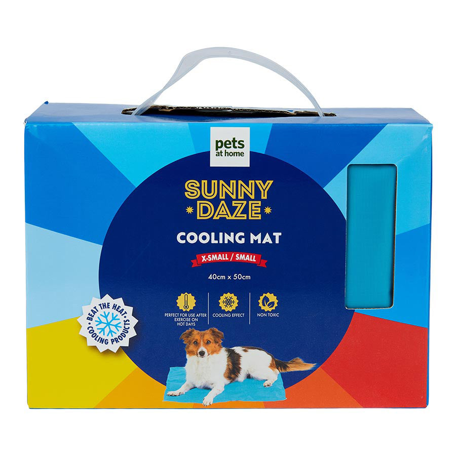 Sunny Daze Cooling Dog Mat Blue