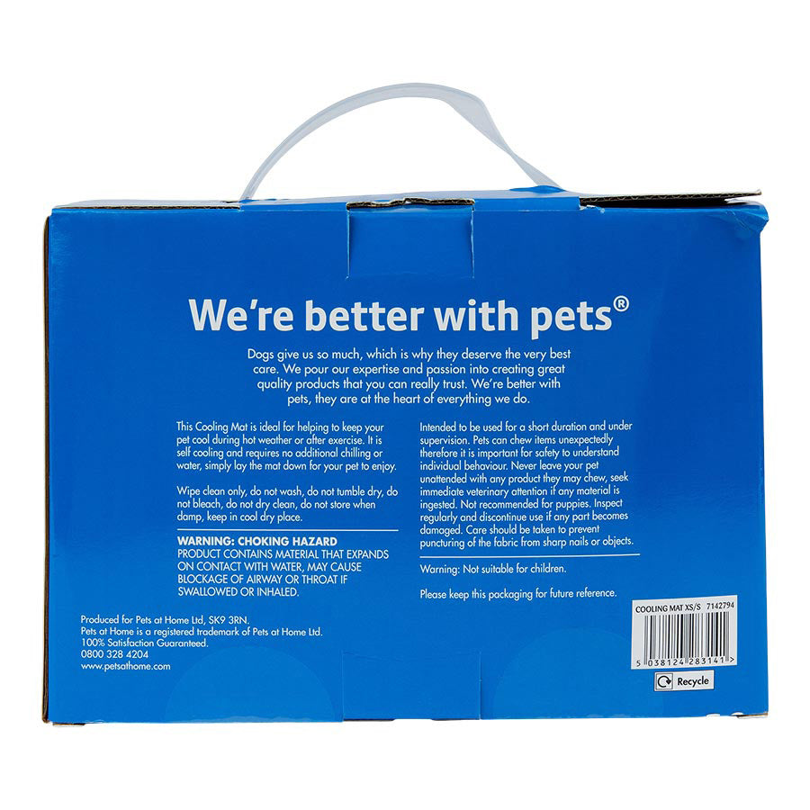 Sunny Daze Cooling Dog Mat Blue