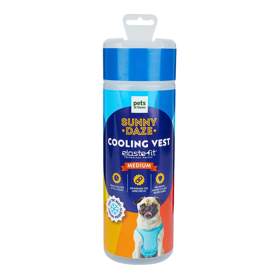 Sunny Daze Elastofit Dog Cooling Vest Blue