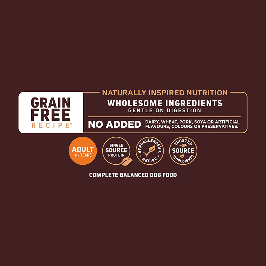 Wainwright's Grain Free Adult Dry Dog Food Turkey