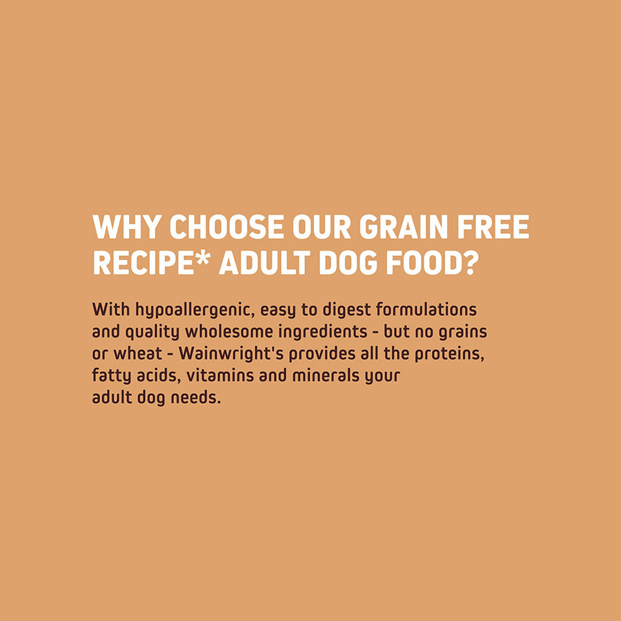 Wainwright's Grain Free Adult Dry Dog Food Turkey