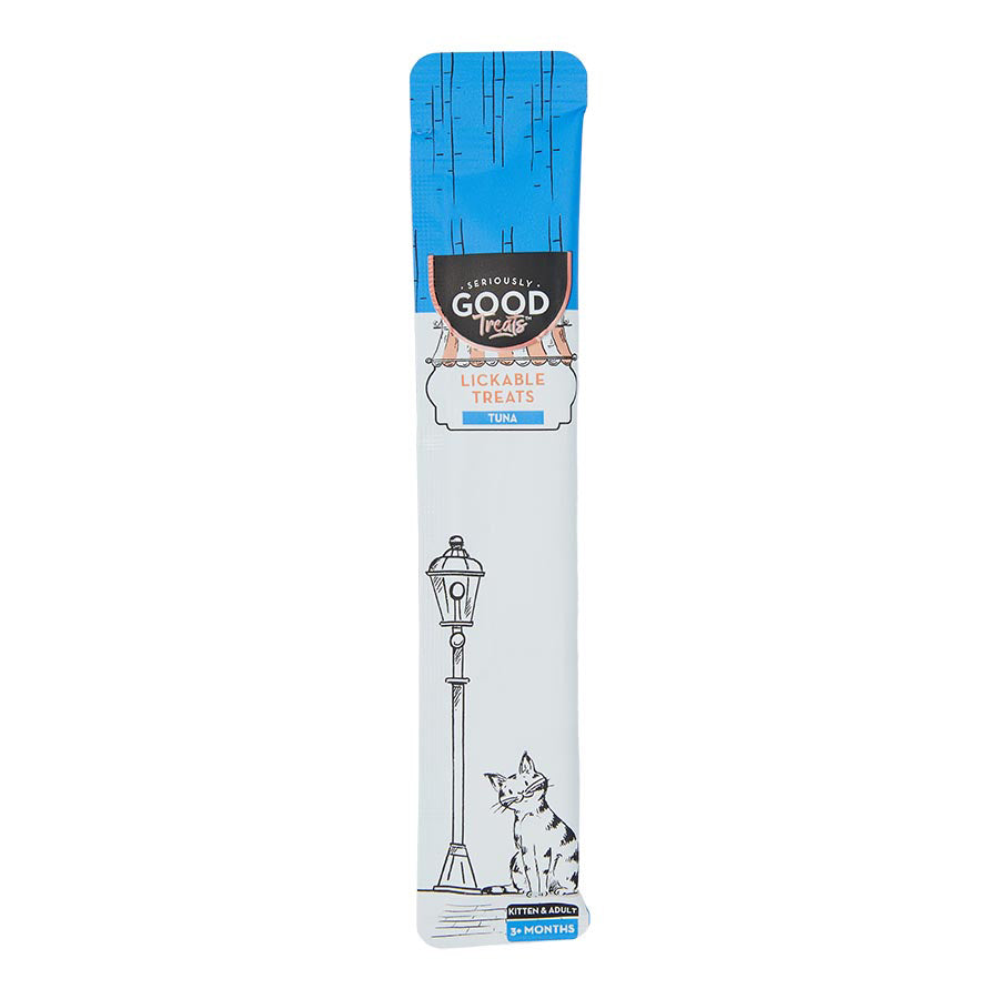 Seriously Good Creamy Lickable Kitten & Cat Treats Tuna 4x15g