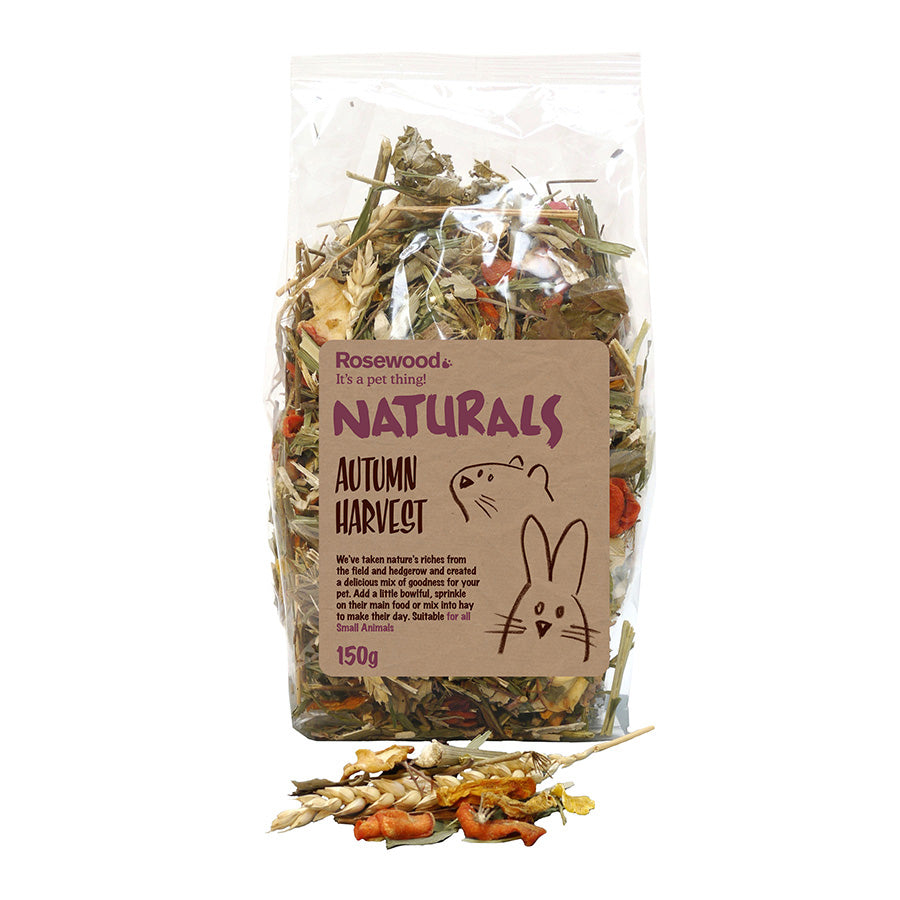 Naturals Autumn Harvest Salad Small Animal Treat Mix 150g