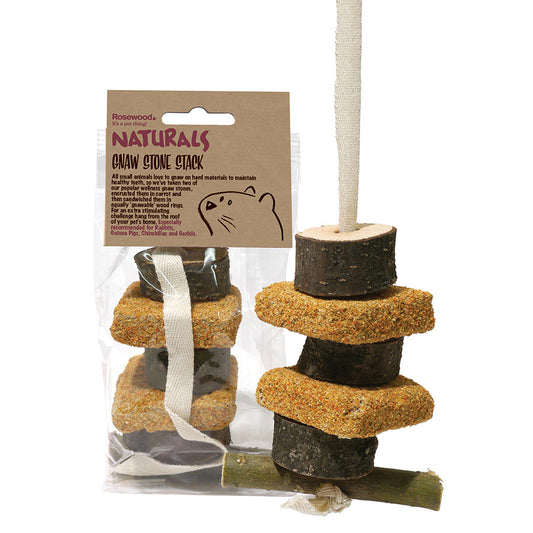 Naturals Gnaw Stone Stack Small Animal Treat 200g