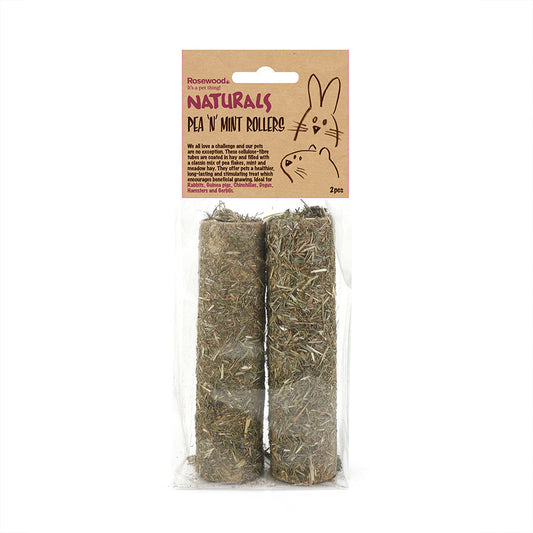 Naturals Pea 'n' Mint Roller Small Animal Treats 2 Pack 140g