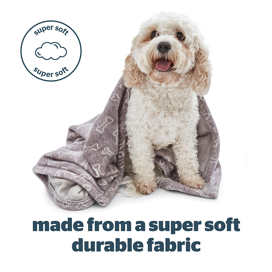 Silentnight Waterproof Dog Blanket Grey Medium