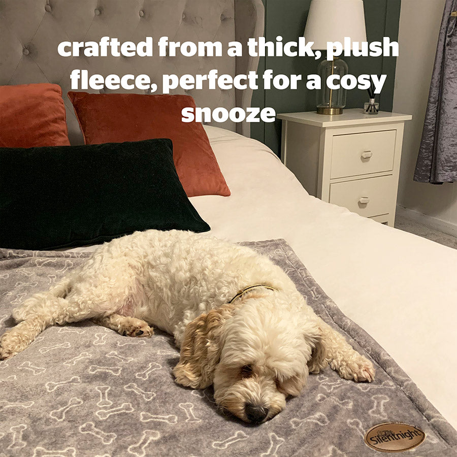 Silentnight Waterproof Dog Blanket Grey Medium