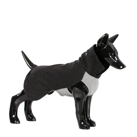 Paikka FIR Lined Wool Mix Winter Dog Shirt Grey Large