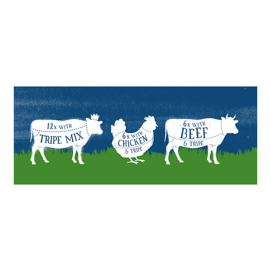 Butcher's Grain Free Adult Wet Dog Food Tripe 24x400g