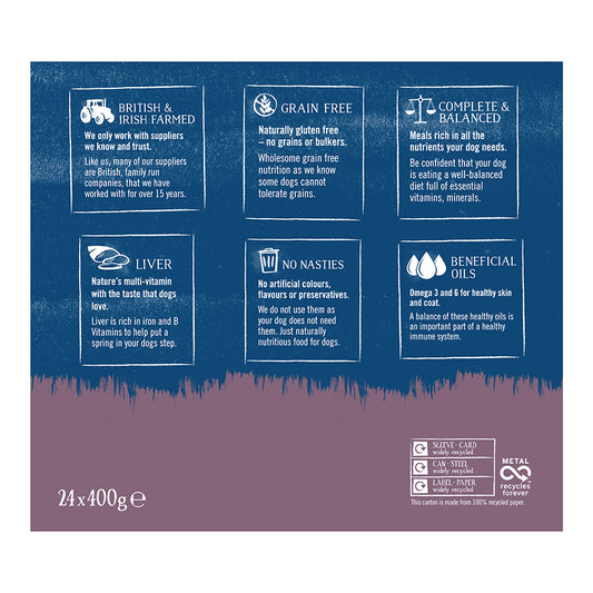 Butcher's Grain Free Adult Wet Dog Food In Jelly 24x400g