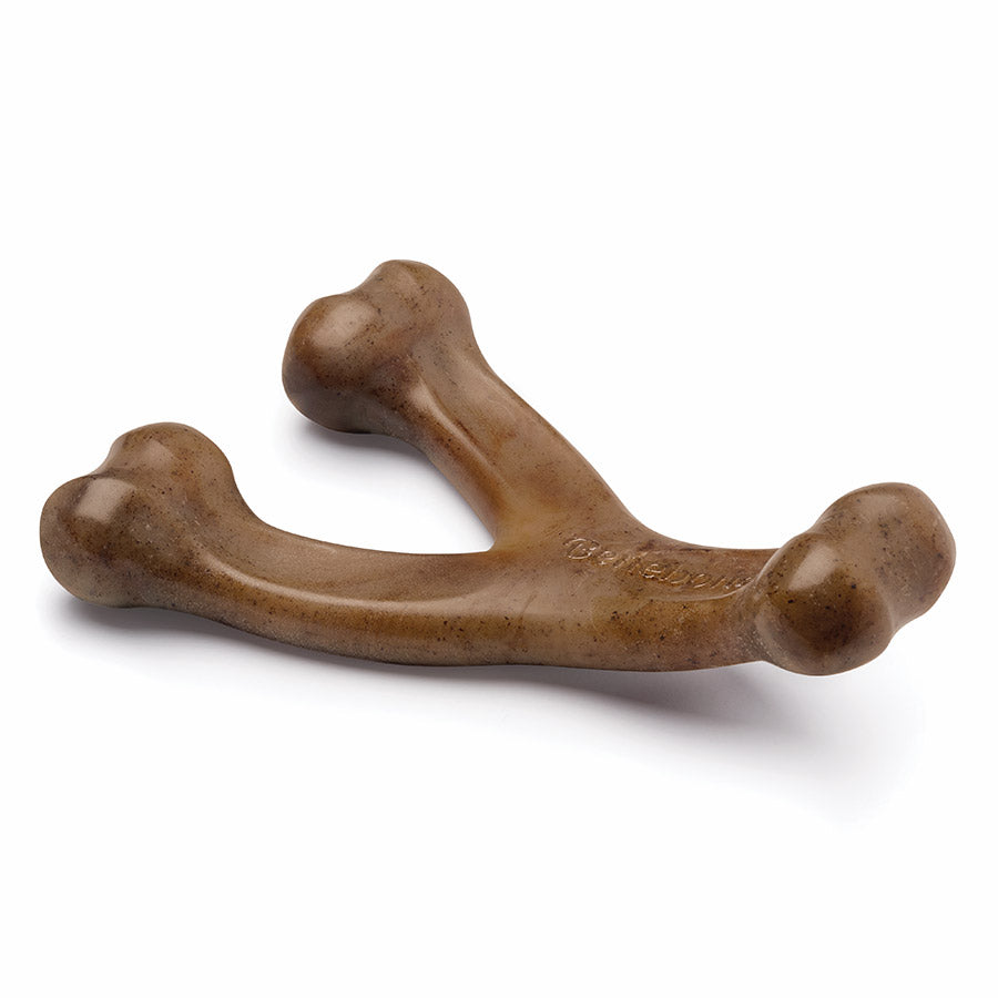 Benebone Wishbone Dog Chew Toy Bacon