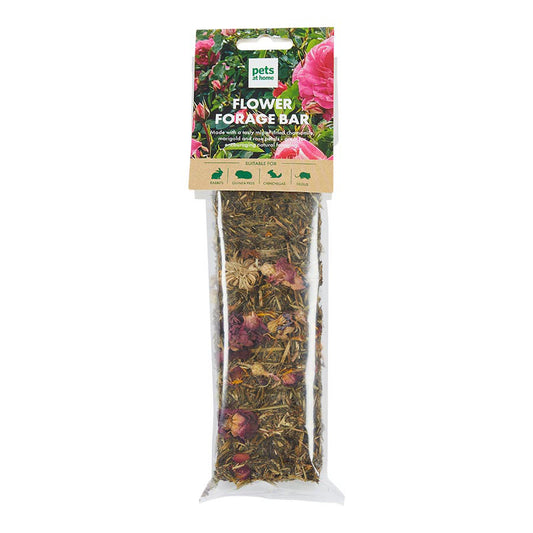 Pets at Home Small Animal Flower Forage Treat Bar 45g