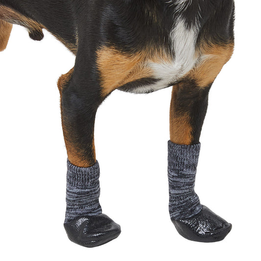 3 Peaks Knitted Dog Socks Black