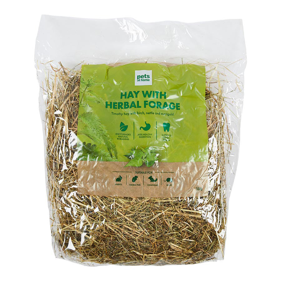 Pets at Home Small Animal Hay with Herbal Forage 300g